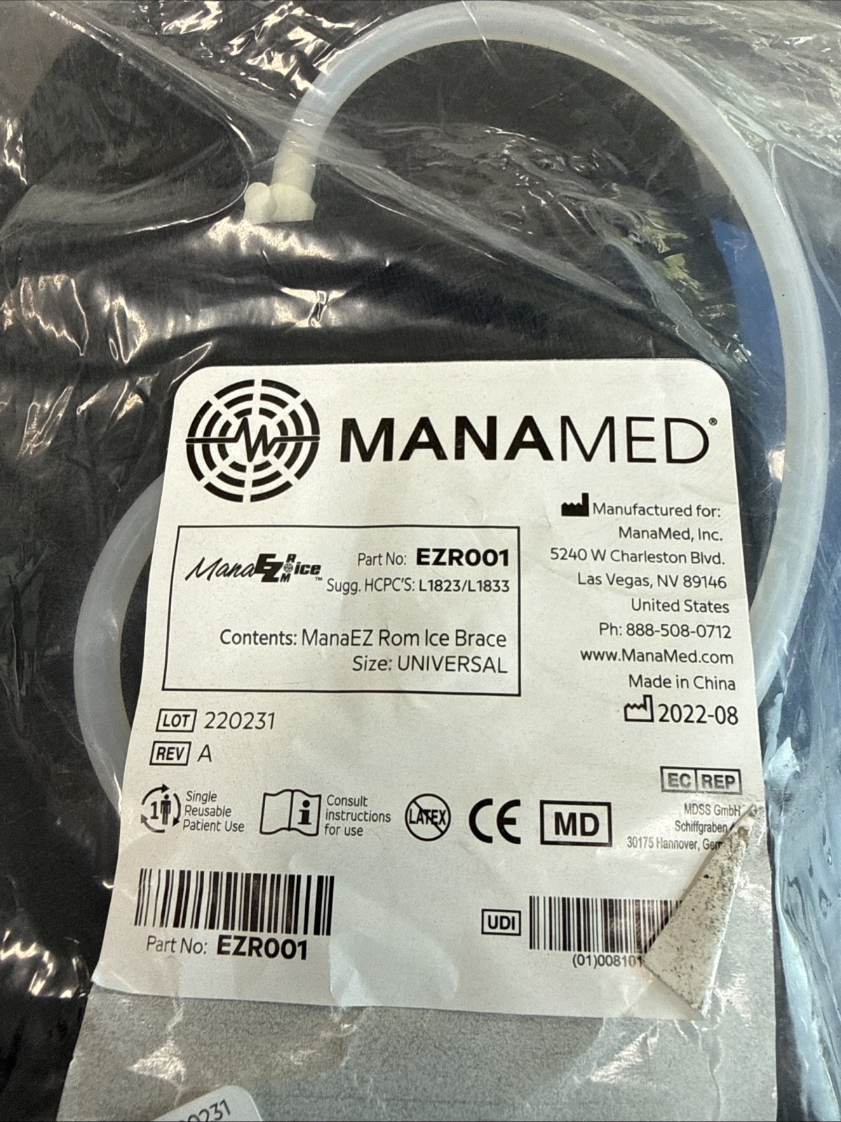 EZ ROM MANAMED ICE BRACE EZR001 Hinged Knee Brace