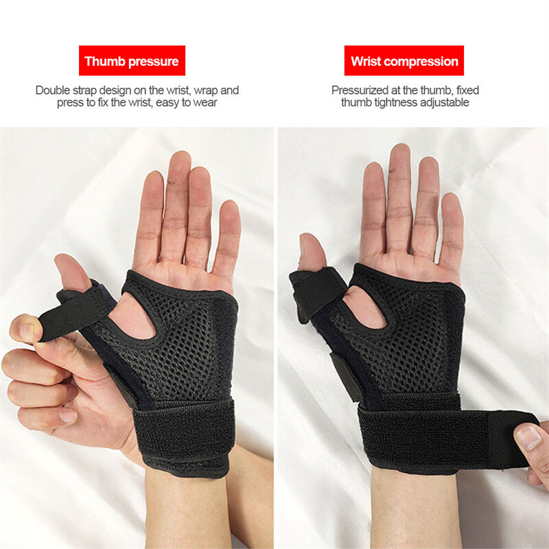 Finger Holder Brace Medical Sports Wrist Thumbs Arthritis Splint Support Protect