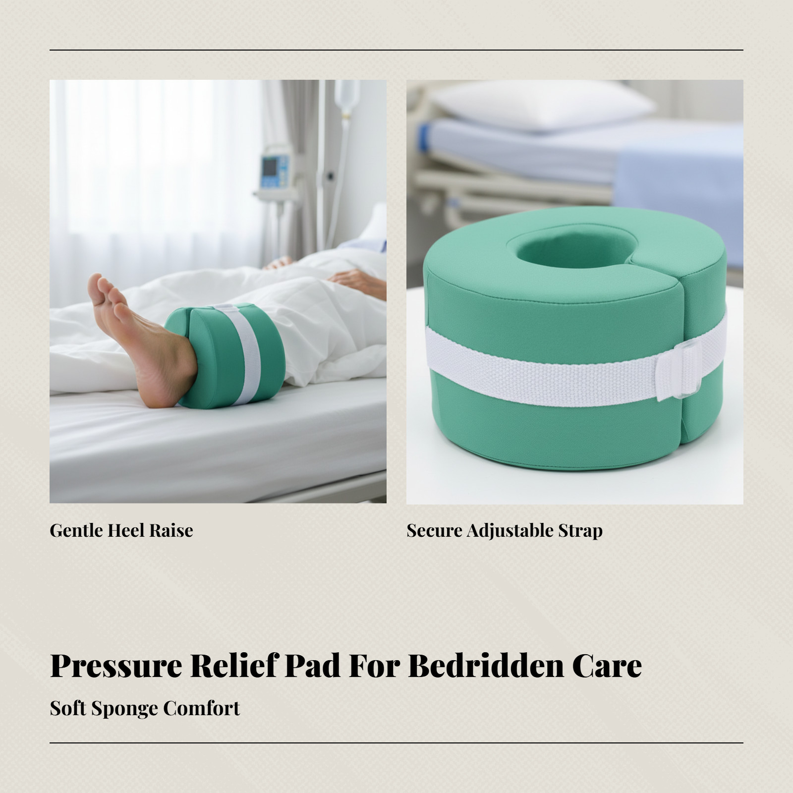 Elevating Foot Cushion Hands Leg for Bedridden Support Cushion Green