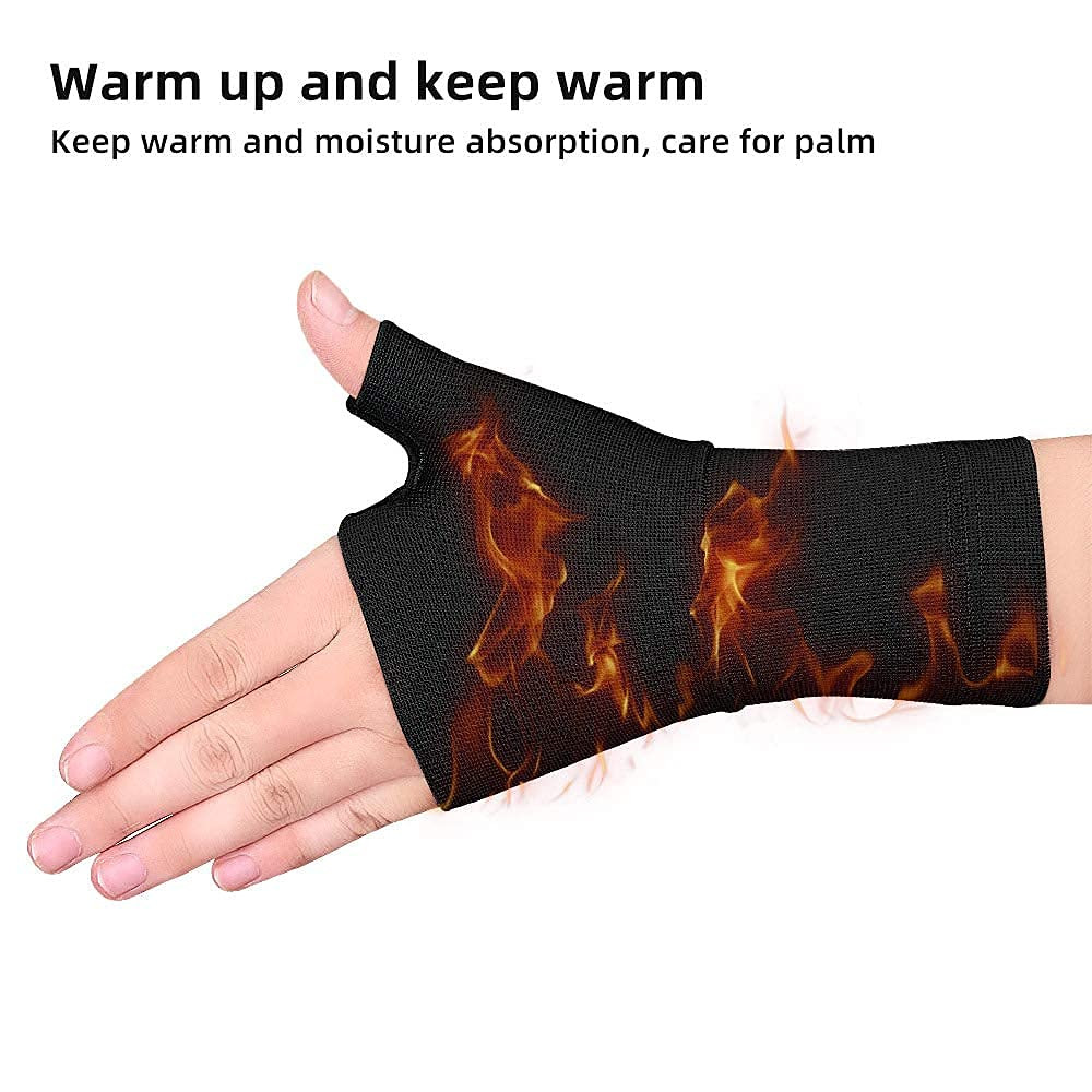 ZEPOHCK Compression Glove Wrist Support Sports Wristband Bracer