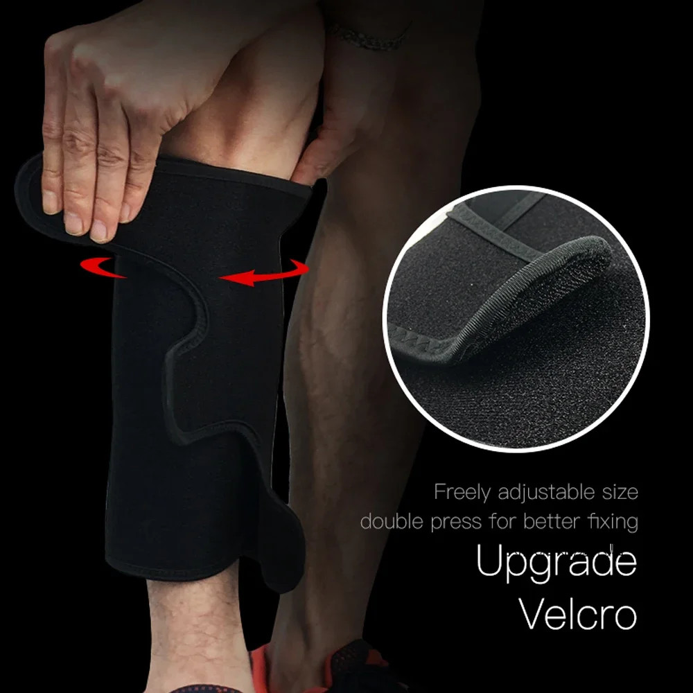 1Pcs Black Calf Brace for Torn Calf Muscle and Shin Splint Pain Relief Calf Comp