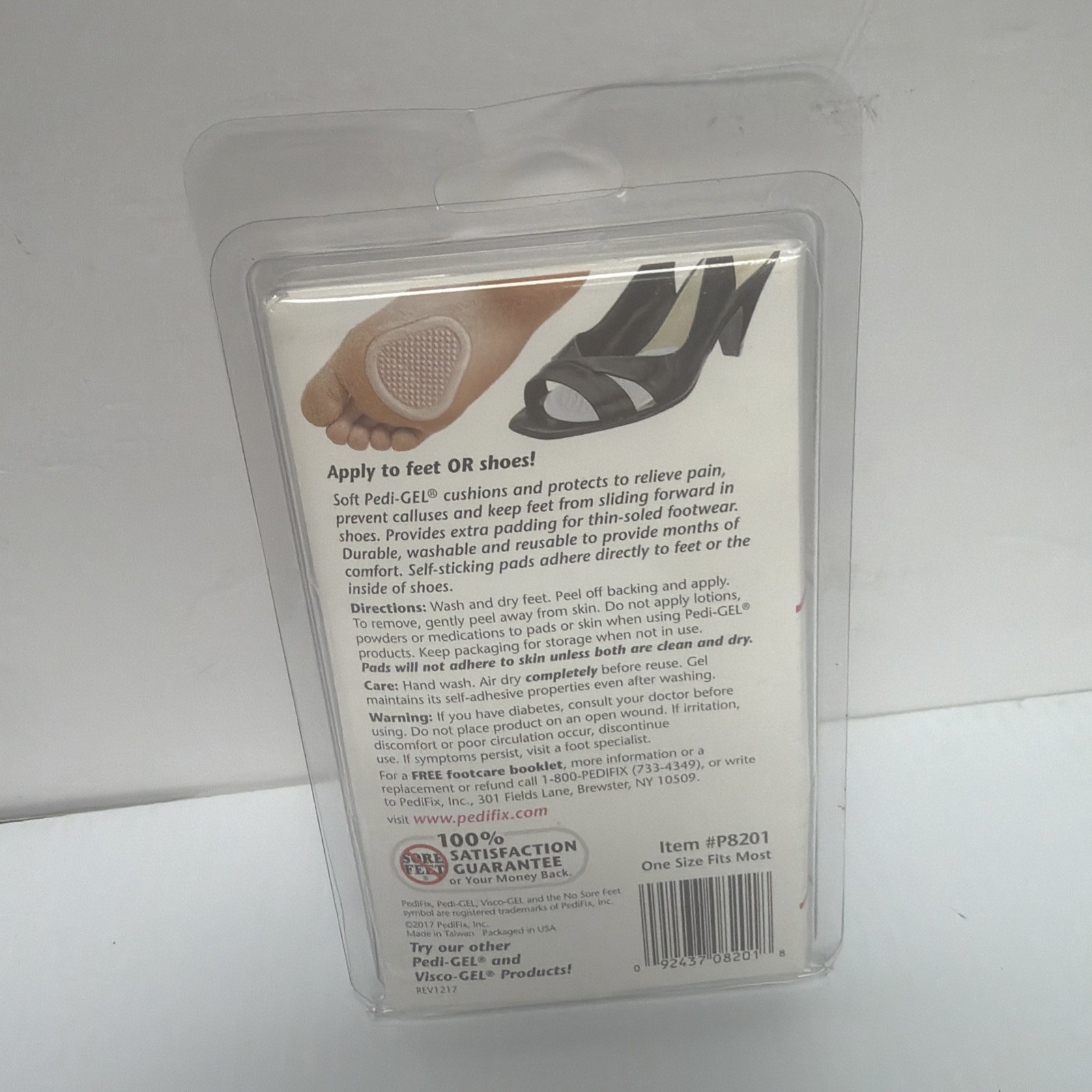 Pedifix Pedi-Gel Ball Of Foot Pads – (#P8201)