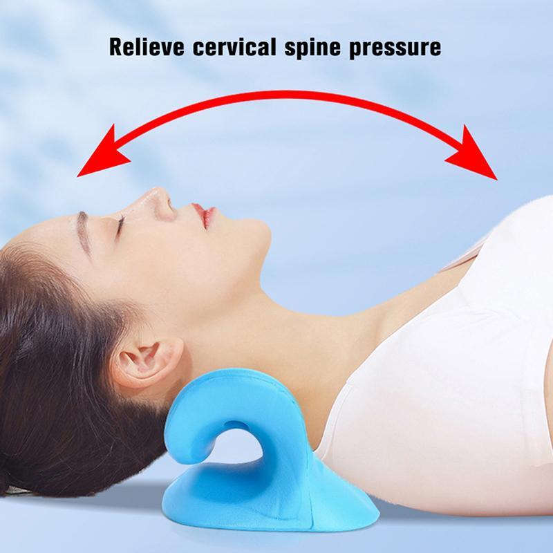 Neck Shoulder Stretcher Pain releaser Cervical Traction Device Pillow For Pain