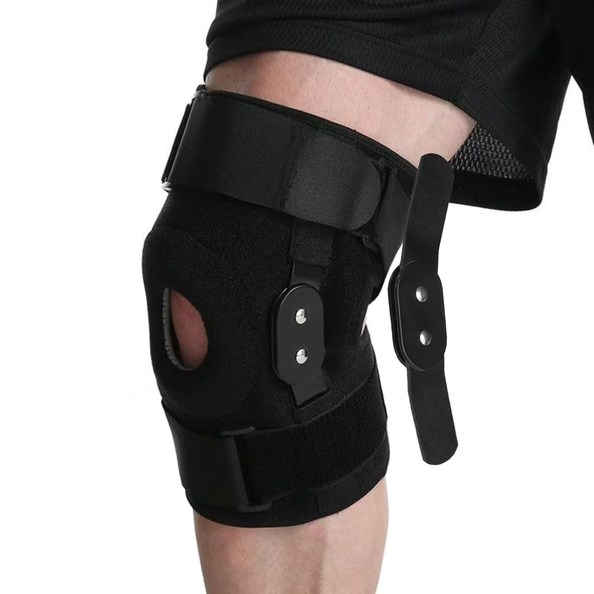 Knee Brace with Side Stabilizers Knee Brace for Meniscus Tear, (XX-Large)