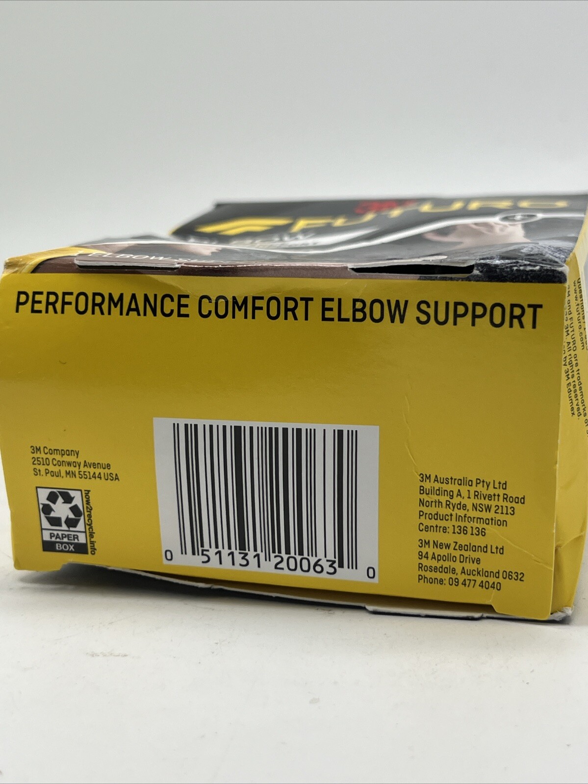 3M Futuro Elbow Performance Comfort Moderate Support Adjustable Wrap Brace Black