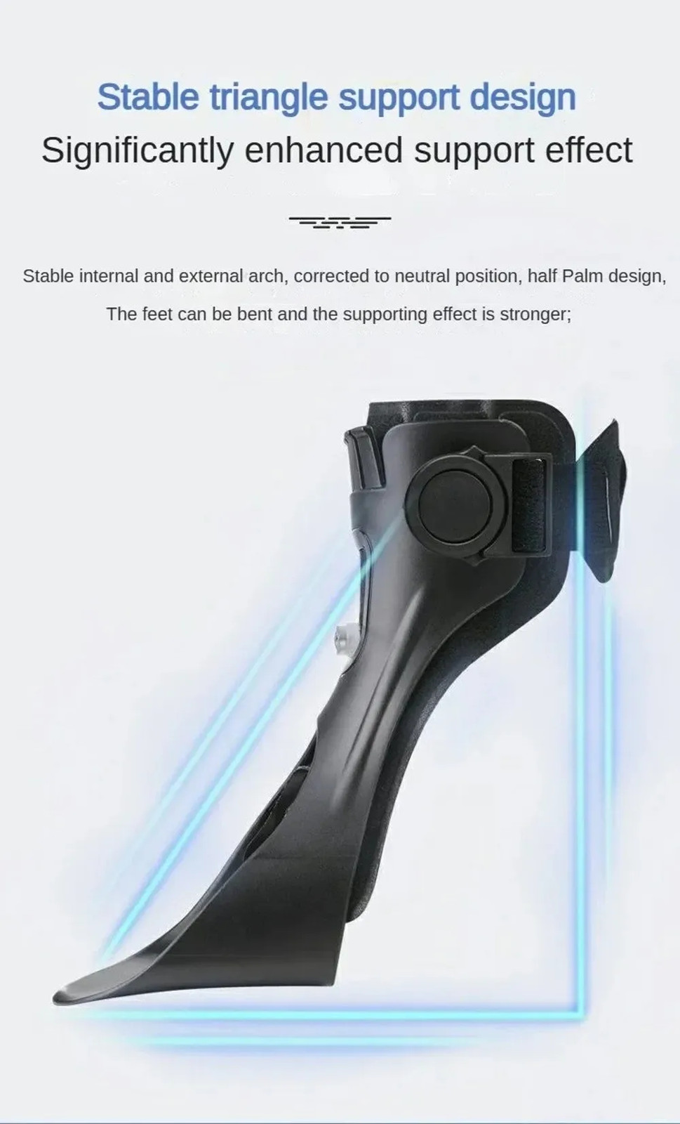 Lightweight Foot Drop Brace Invisible Adjustable Buckle Ankle Brace Support