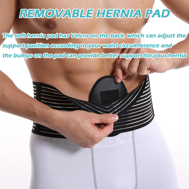 Umbilical Hernia Belt Abdominal Support Binder Brace Wrap with Compression Pad