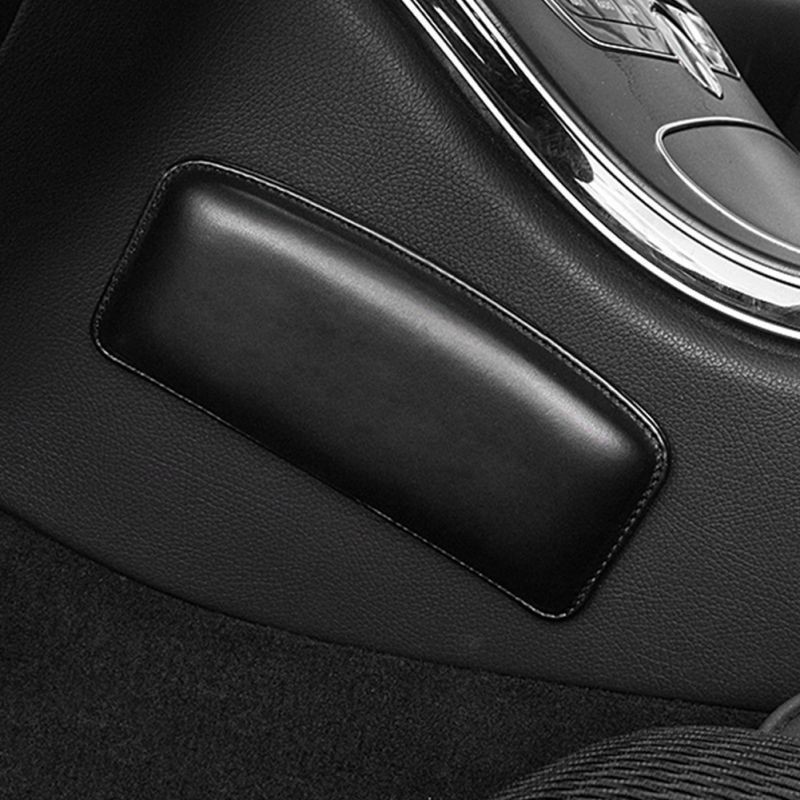Leather Knee Pad For Car Interior Cushion Elastic Cushion Memory Foam Leg Pad