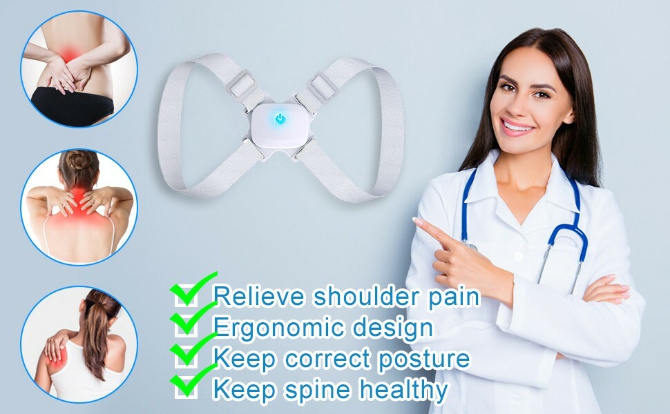 Posture Corrector for Women Men Kids Smart Posture Back Shoulder Brace – New