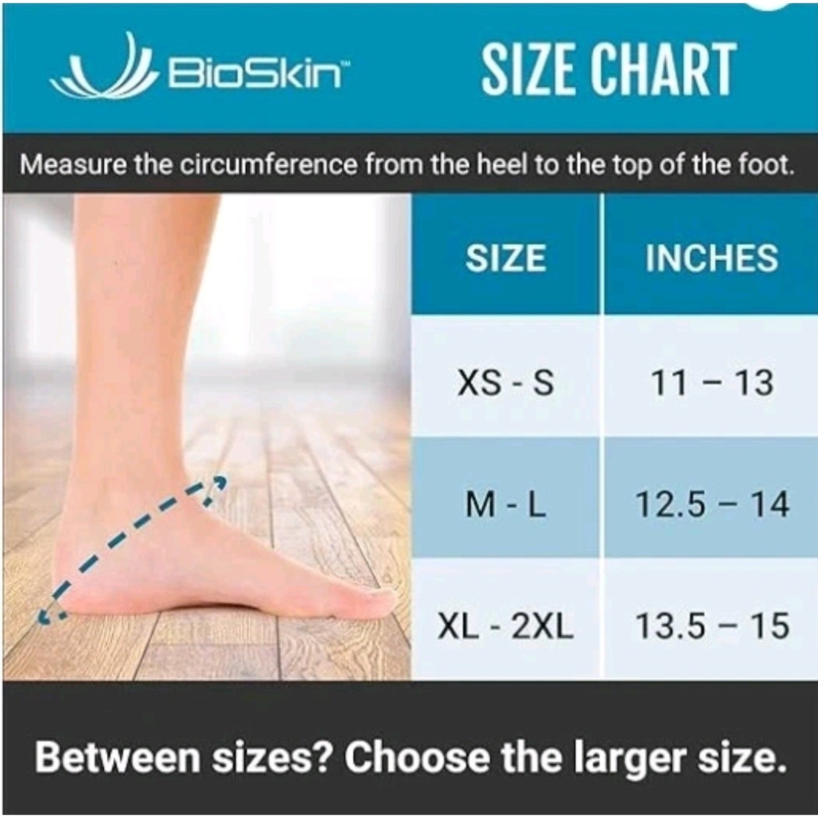 BioSkin Ankle Wrap Compression Brace W/Ankle Wrap Size XS-S 53801 NEW