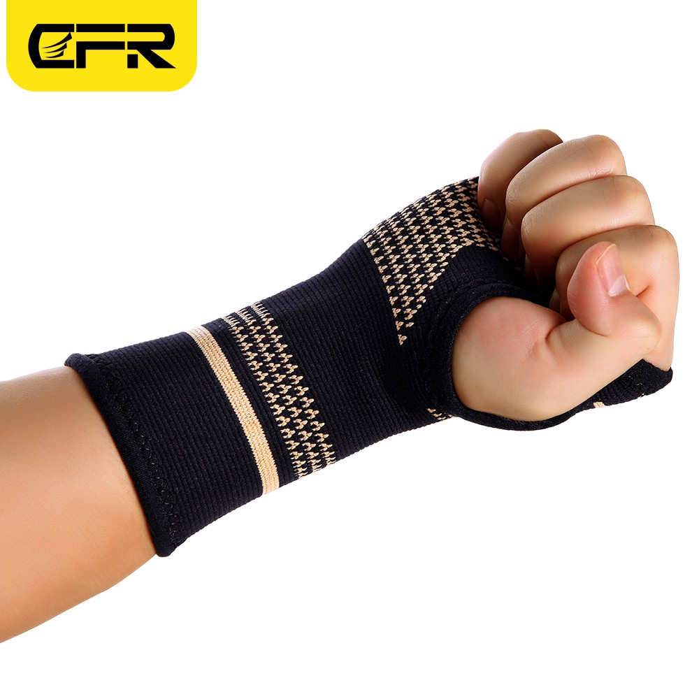 Copper Wrist Brace Support Compression Sleeve Arthritis Carpal Tunnel Injury US