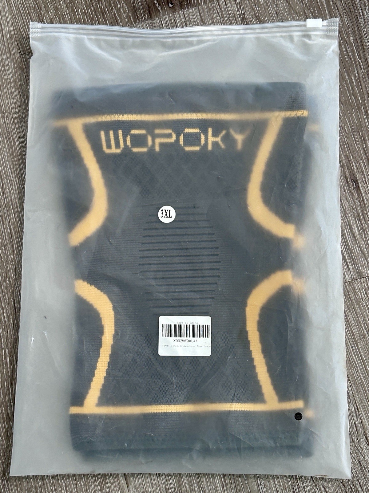 2Pk Wopoky Knee Braces Compression Knee Support Sleeve Adult Size 3XL NEW