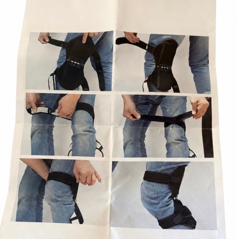New Open Box NASUS Sports PowerKnee Spring-Loaded Knee Support Brace