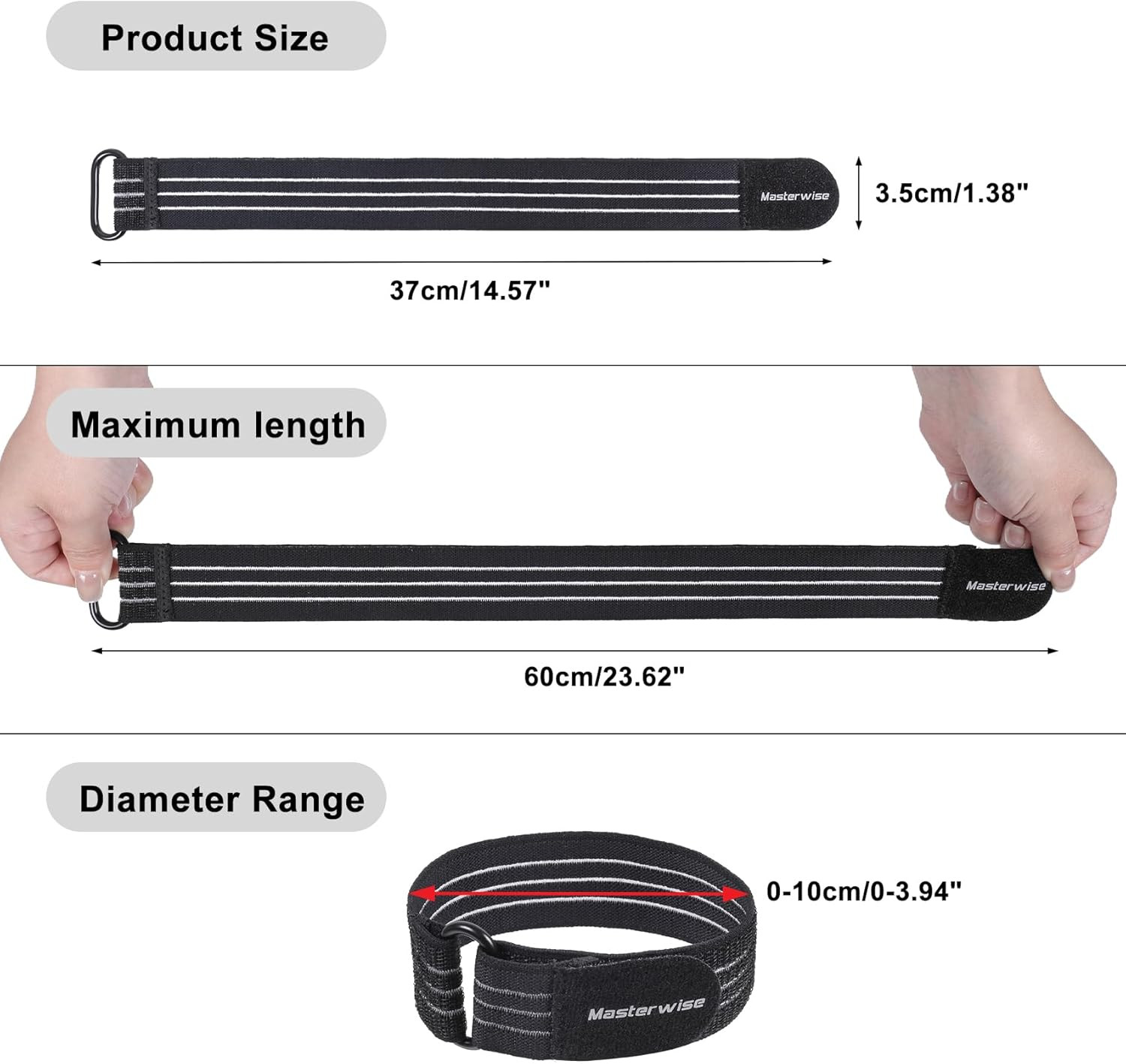 Adjustable Elastic Ankle Straps, Boot Straps for Cowboy Boots, Pant Leg Straps F