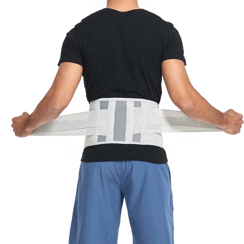 Lower Back Brace Adjustable Lumbar Support Belt Sciatica Pain Relief Women Men
