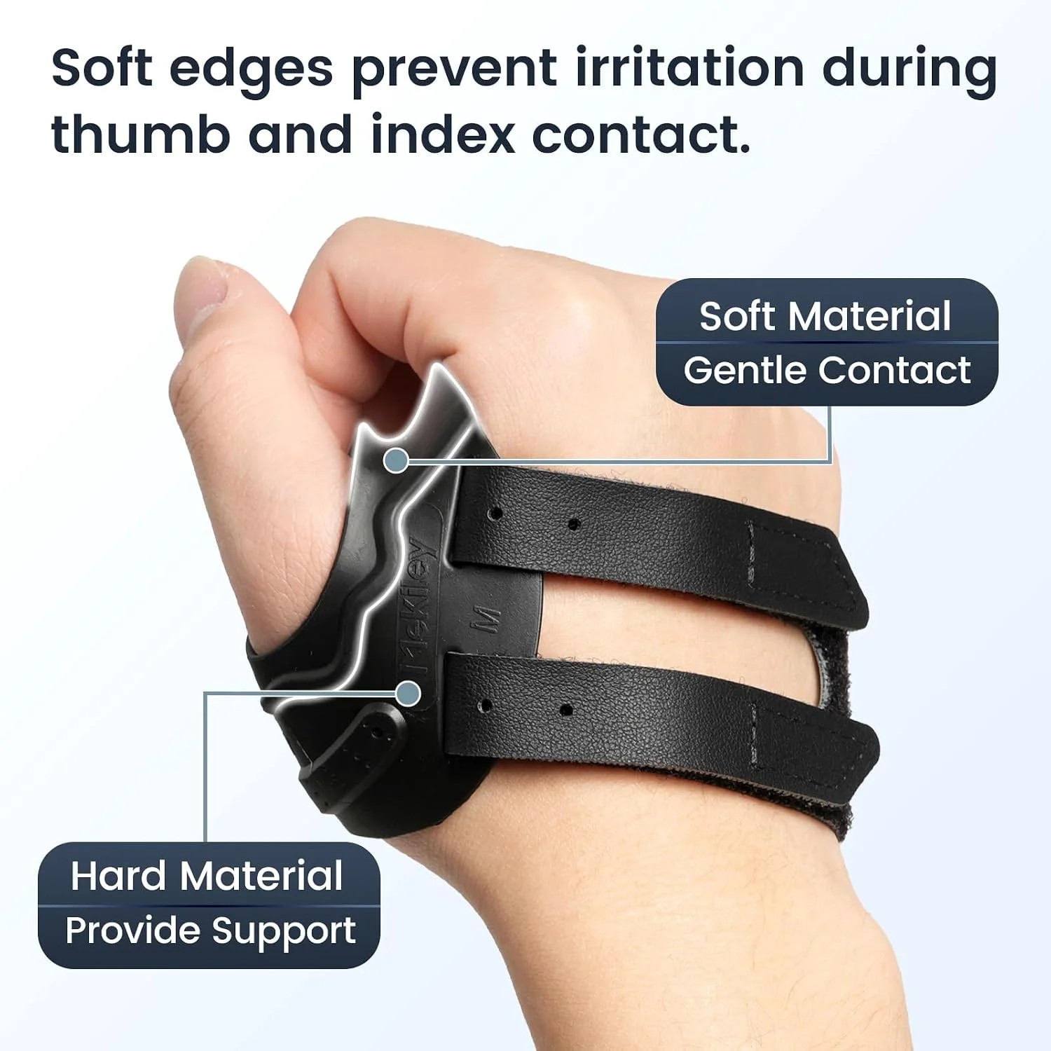 CMC Thumb Support Brace Splint for Osteoarthritis – Dual Density Support, with F