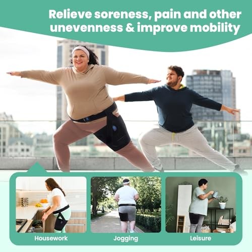 iDonua® Swollen Thigh Compression Wrap Brace for Lymphedema Reduction – with …