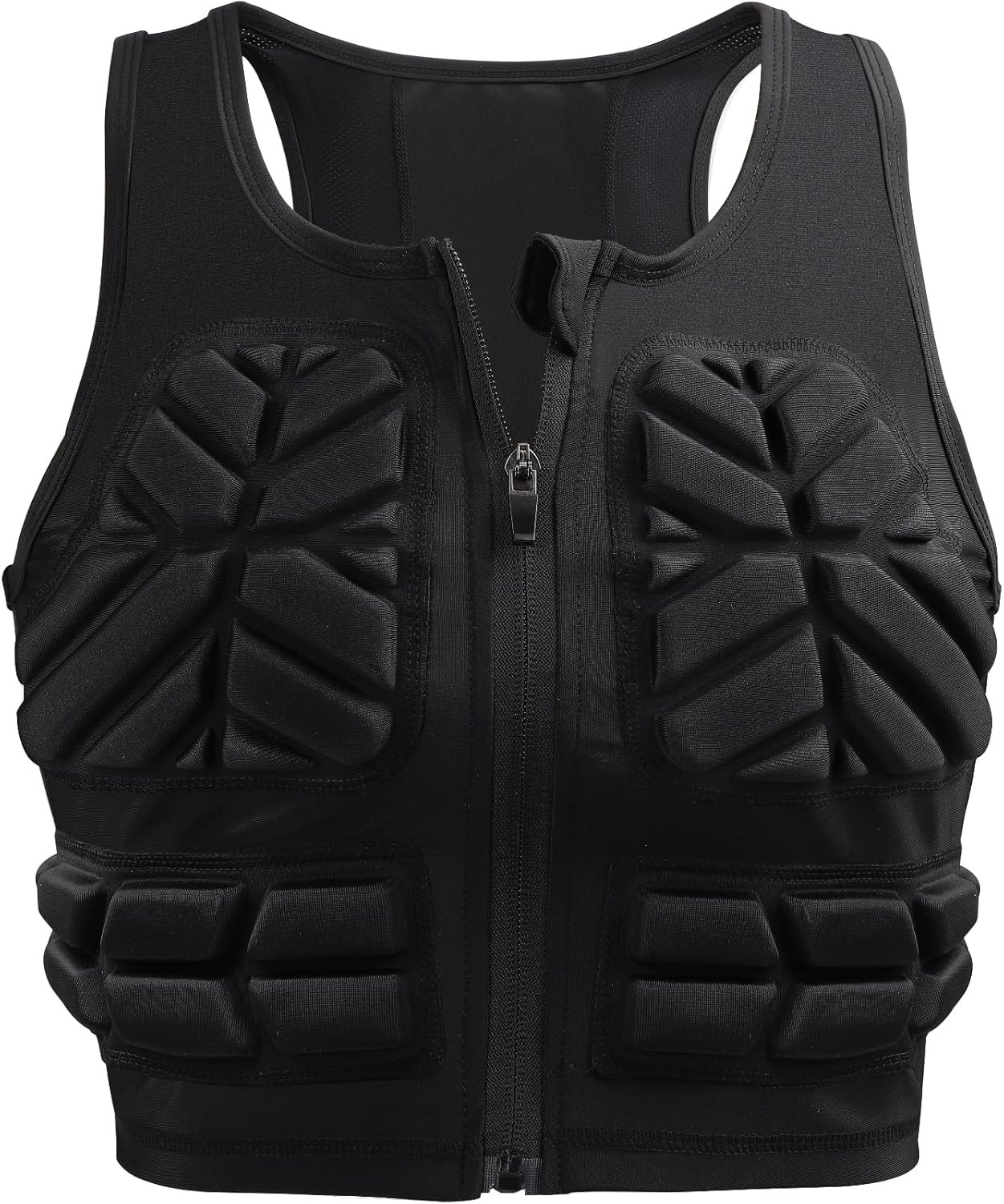 Impact Vest for Women Chest Protector Padded Compression Vest for Sports, Karate