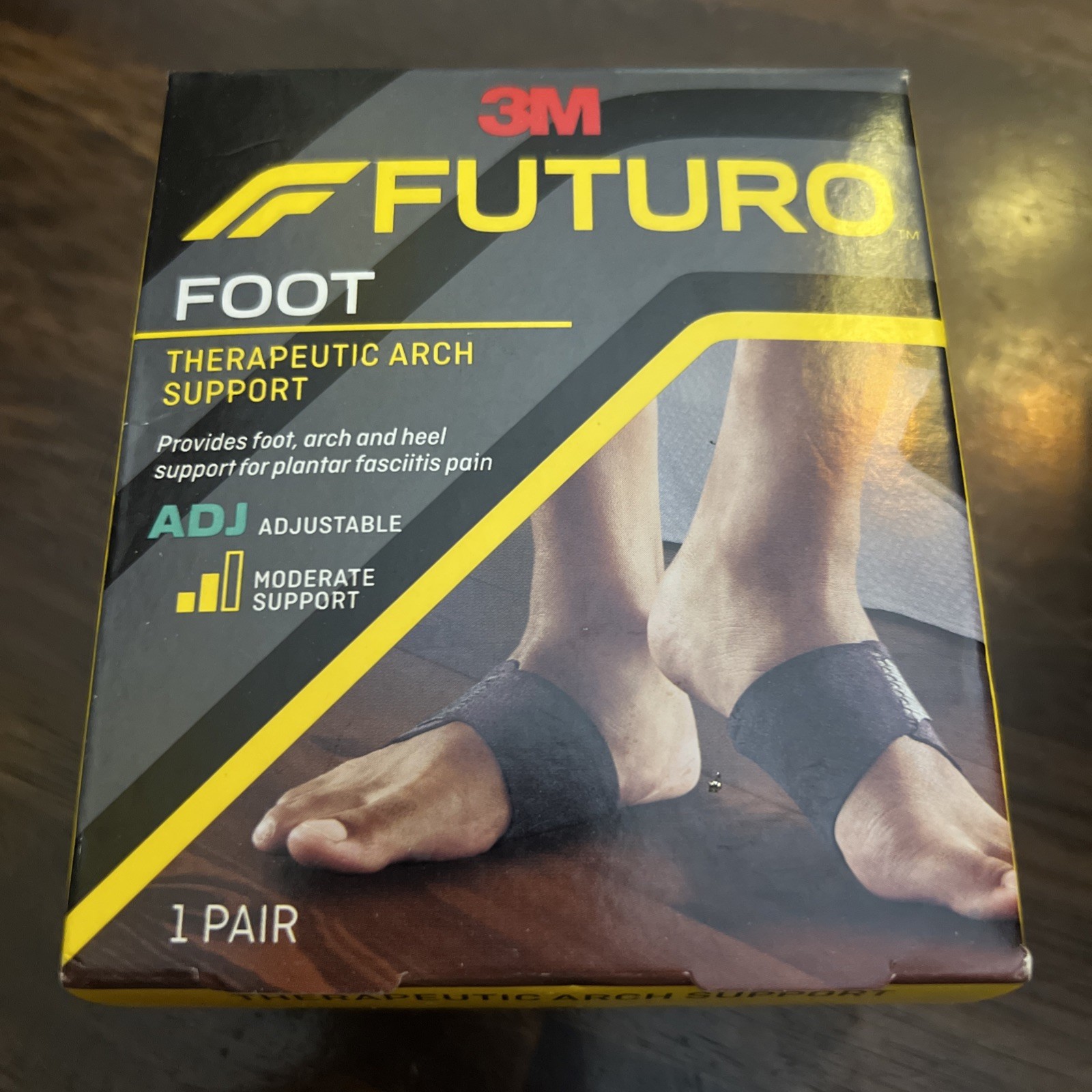 New 3M Futuro Foot Therapeutic Arch Support Adjustable Moderate Support, 1 Pair