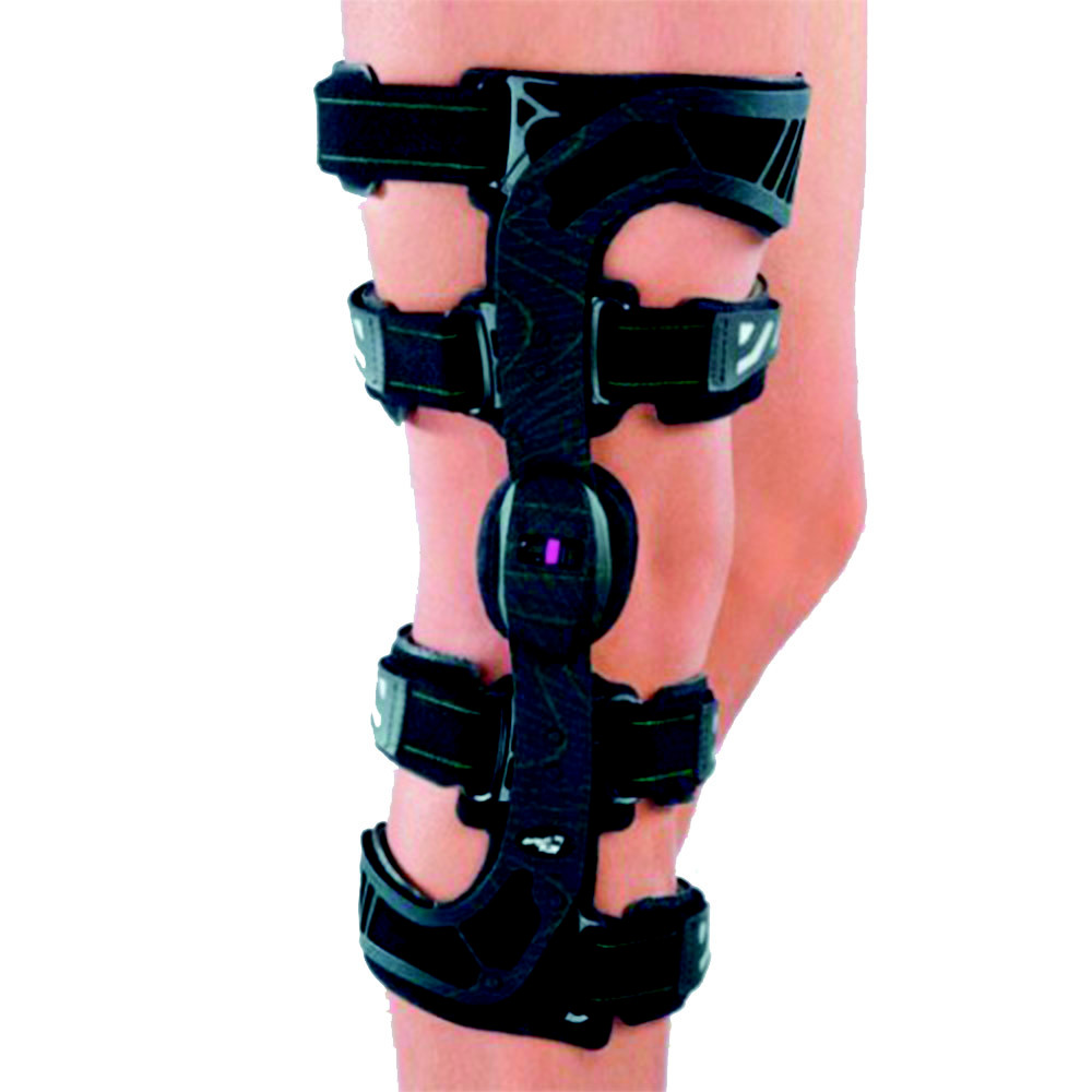 FGP Knee Brace Functional 4 Point M4s X Lock Right Black