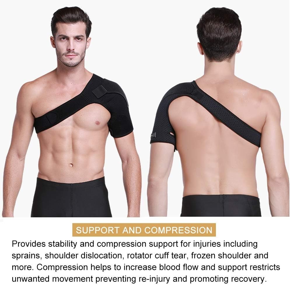 Adjustable Neoprene Shoulder Brace – Effective Support for Rotator Cuff Injuries