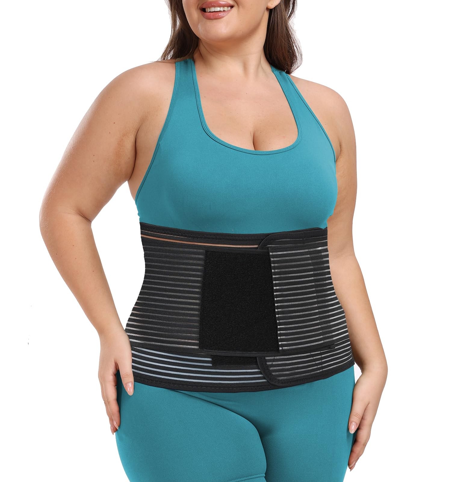 Abdominal Binder Post Surgery Plus Size | Postpartum Belly Band Wrap | Post C…