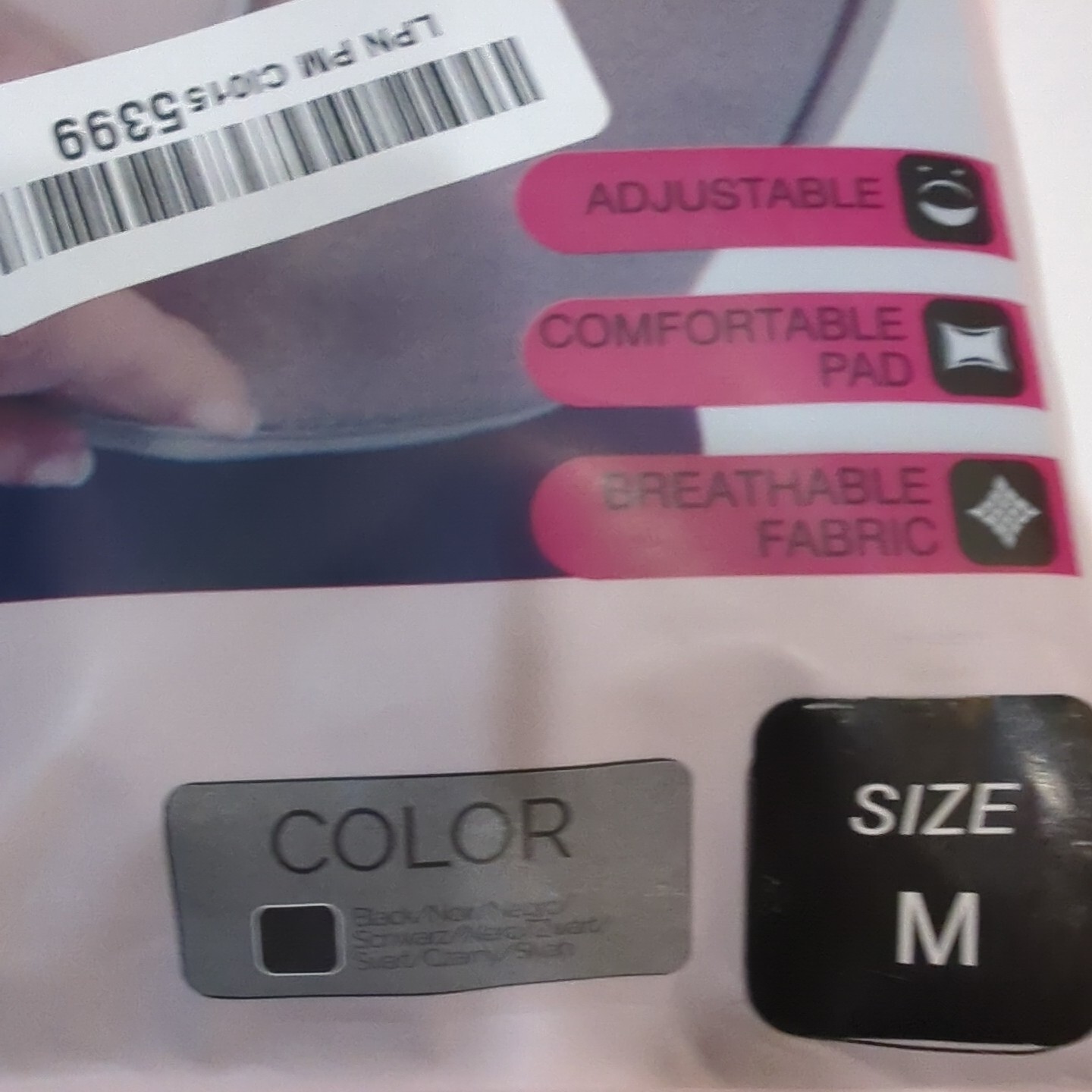 Neo Tech Care Maternity Back-MEDIUM Belly Belt SUPPORT Blk Adjust Breathable NEW