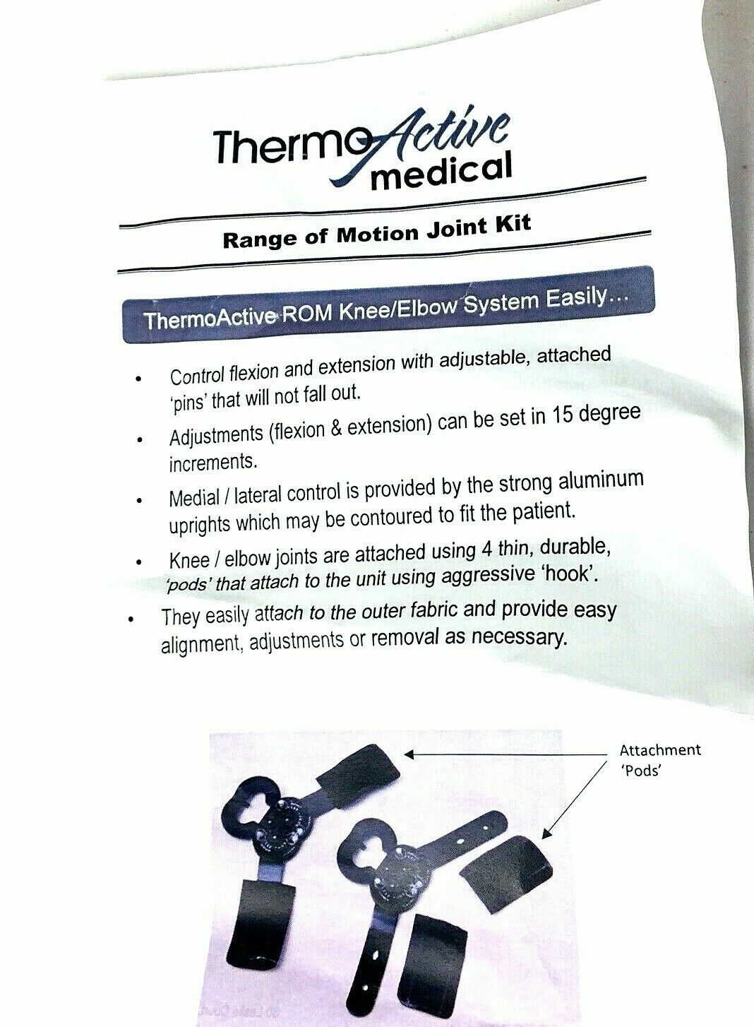 THERMO ACTIVE BRACE 6023 COLD & HOT COMPRESSION THERAPY LG KNEE-ROM PRO VERSION