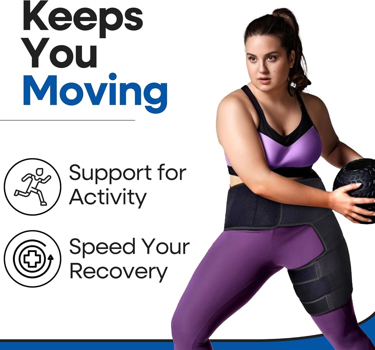 Hip Brace Support Compression Wrap for Sciatica Groin Strain Pain Relief