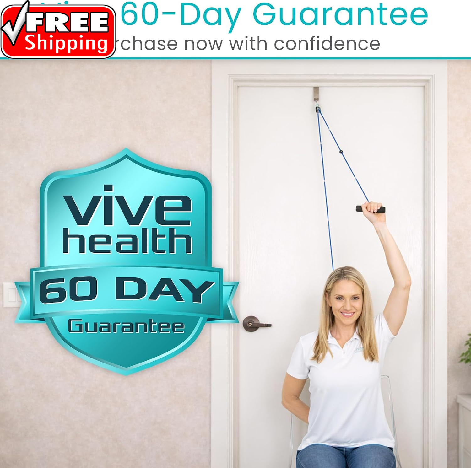 Shoulder Pulley for Physical Therapy – Rotator Cuff Pain Pulley System | over Do