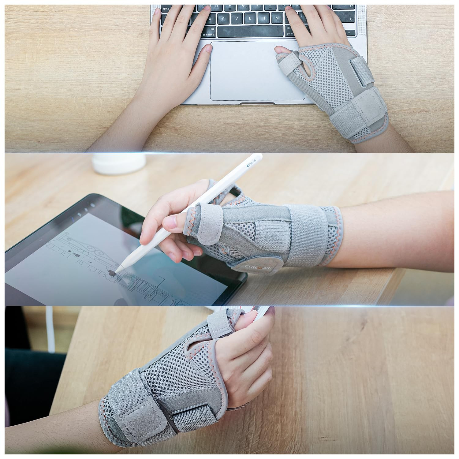 Thumb Splint, Reversible Thumb Spica Splint Right& Left Hand | One Size, Day …
