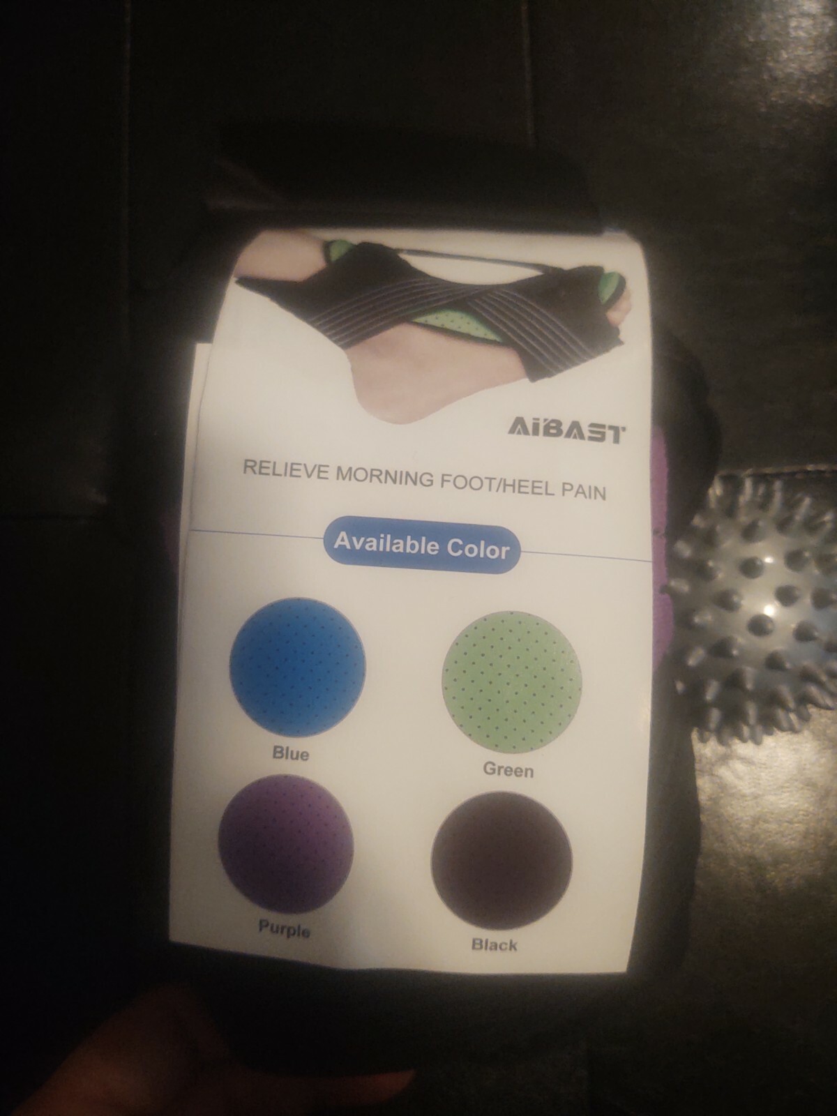 Plantar Fascitis, AiBast Adjustable Ankle Brace Foot Drop Orthotic Brace