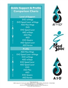 MedSpec ASO w/ Plastic Stays Ankle Stabilizer