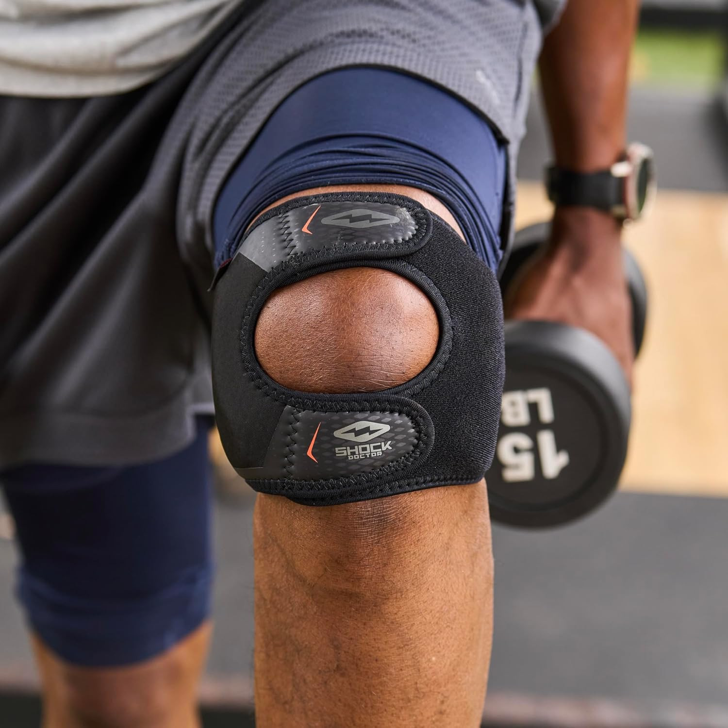 Knee/Patella Support Wrap with Dual Strap Compression
