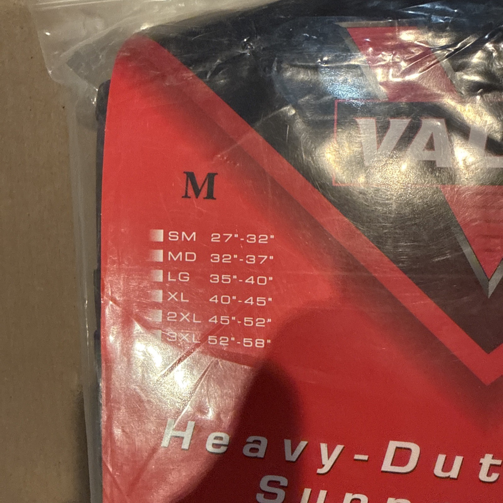 Valeo VI4676ME Heavy-Duty Elastic Back Support, Black, Medium