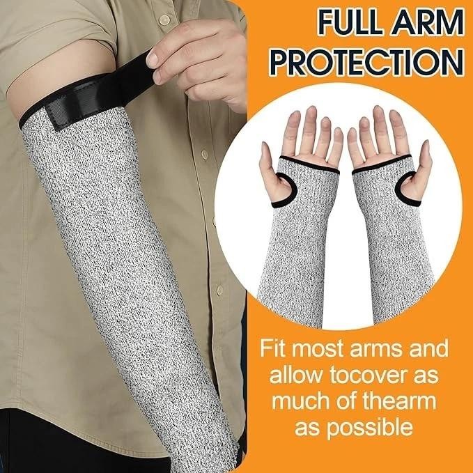 Cut Resistant Sleeves 1 Pair Protective Sleeves for Arm Protectors for Thin Skin