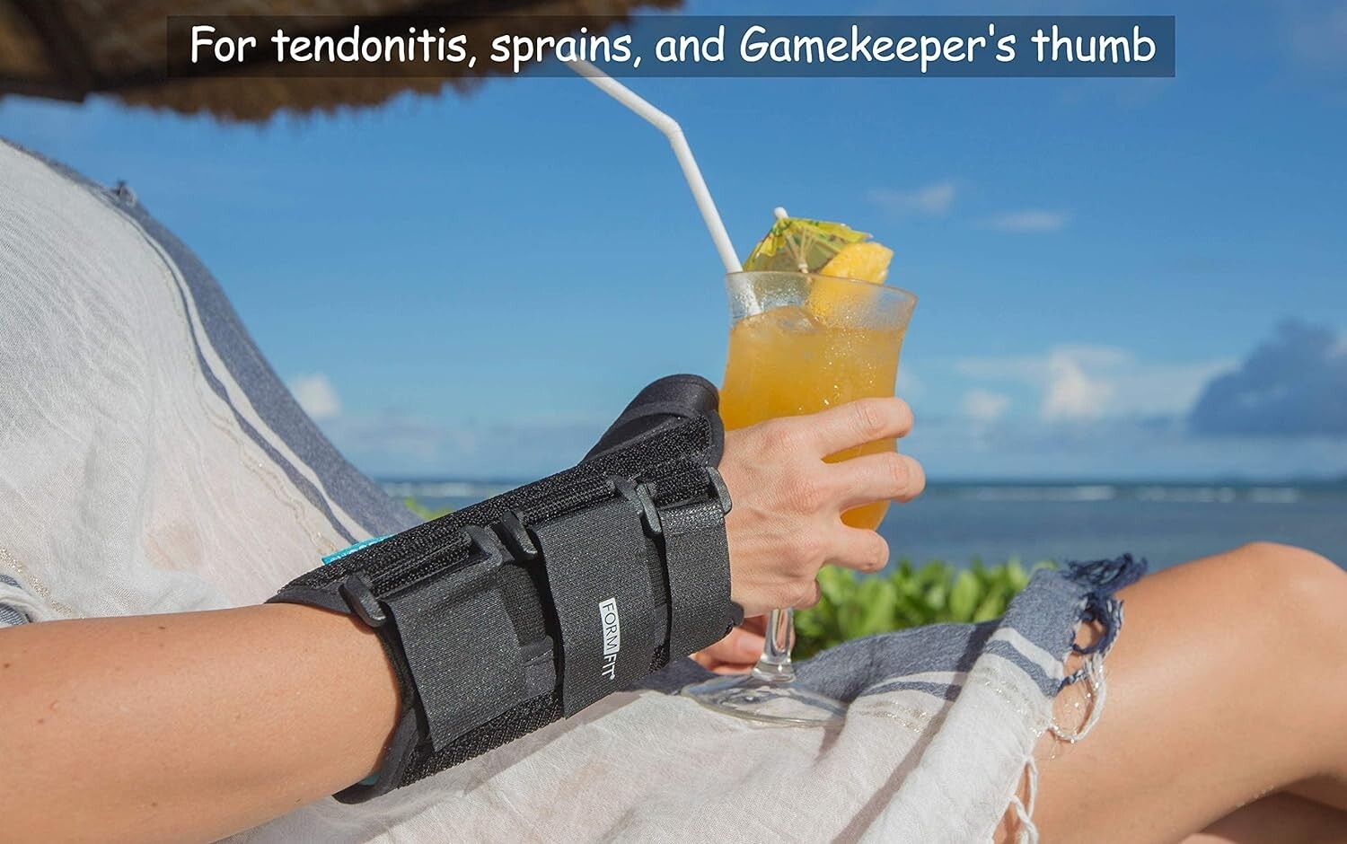 Ossur Formfit Thumb Spica Brace for Gamekeepers Thumb, Tendonitis, Arthritis