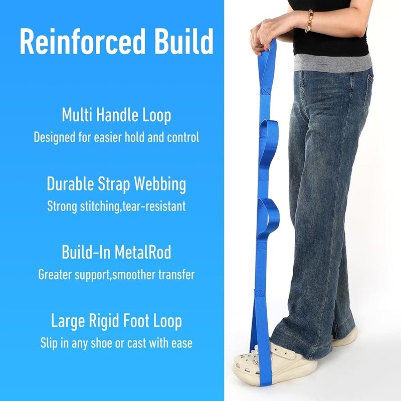 Premium Leg Lifter Strap Post Surgery Mobility Aids Hip Knee Recovery Assist New