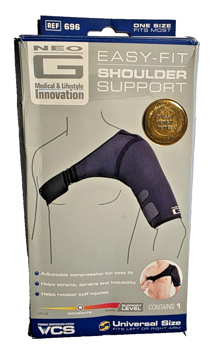 NEO G REF 696 EASY-FIT SHOULDER SUPPORT UNIVERSAL SIZE LEFT or RIGHT ARM