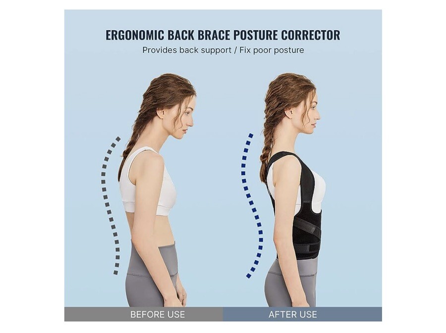Fit Geno Back Brace for Men and Women Size Medium Back Lumbar Pain NIB