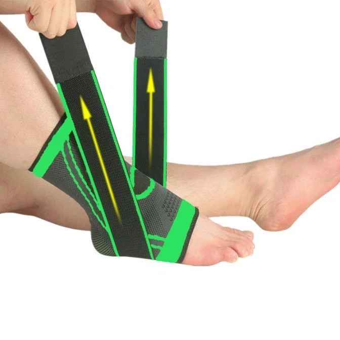 Ankle Brace Support Compression Sleeve Foot Tendon Plantar Fasciitis Pain Relief