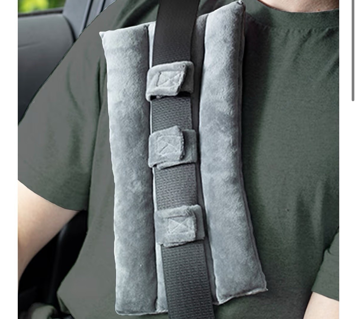 MOYOAMA Seat Belt Pillow Post Surgery- Seatbelt Pillows for Post-Surgery, Chemo