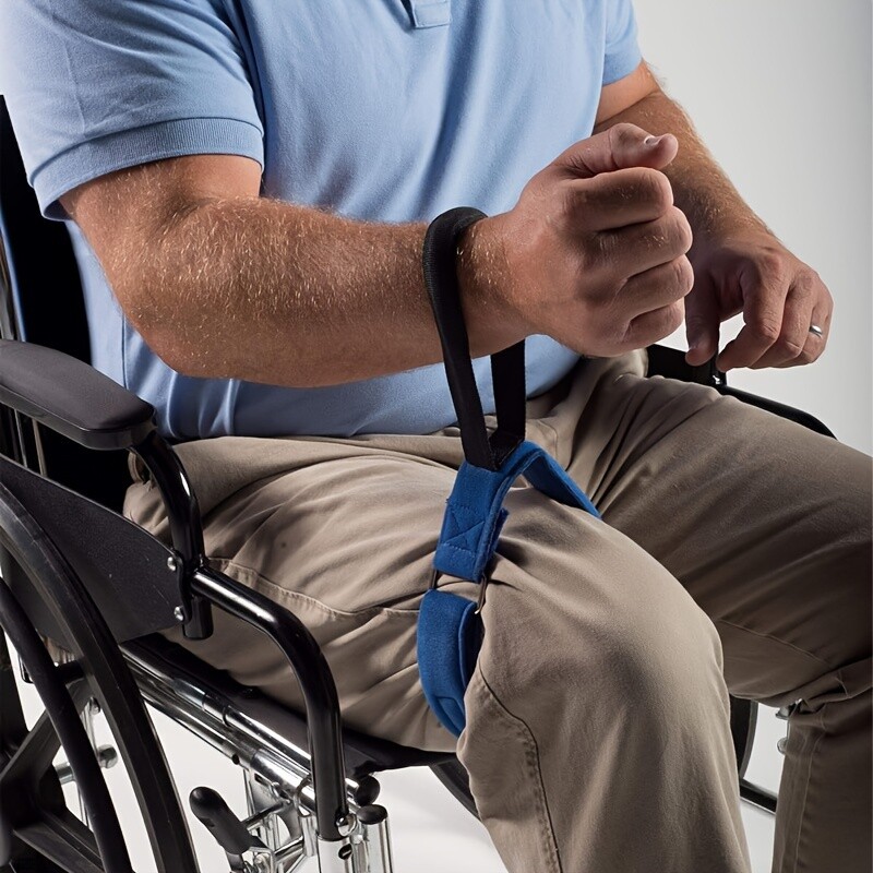Leg Lift Strap with Padded Wrist Support Leg Lifting Aid for Disabled Elderly