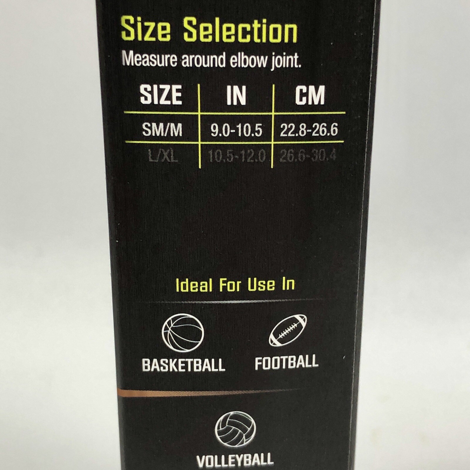 ACE Compression Elbow Sleeve with Pad Abrasion Protection Size SM/M Mild Support