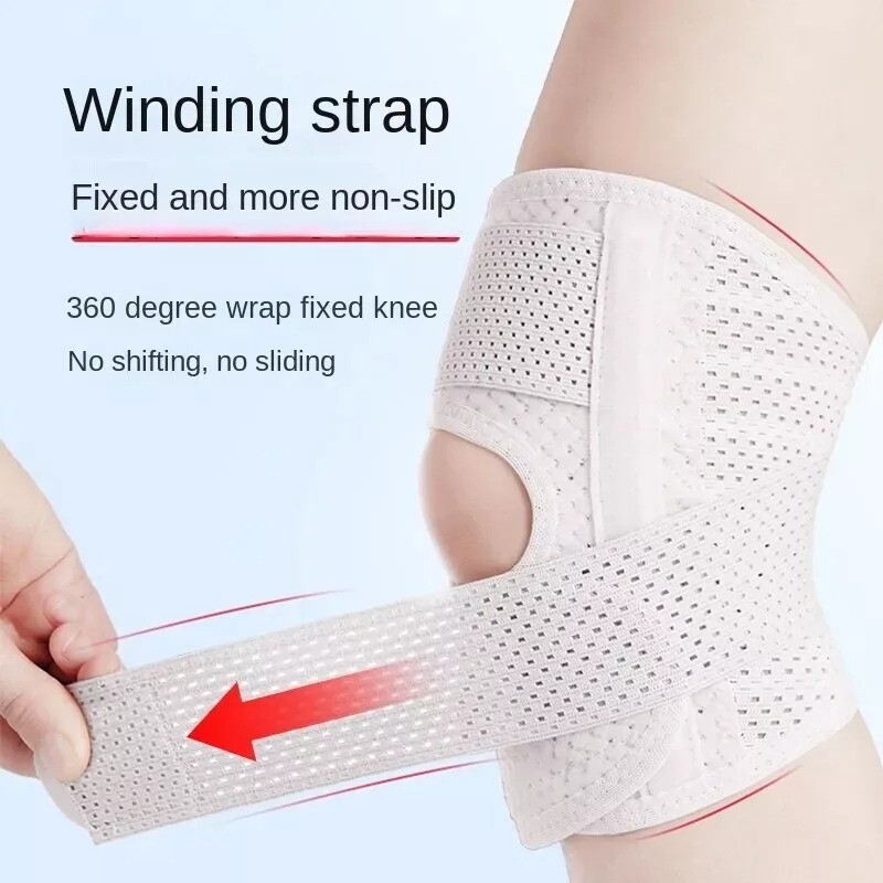 Unisex Knee Brace Compression Sleeve Support Patella Adjustable Joint Pain Relif