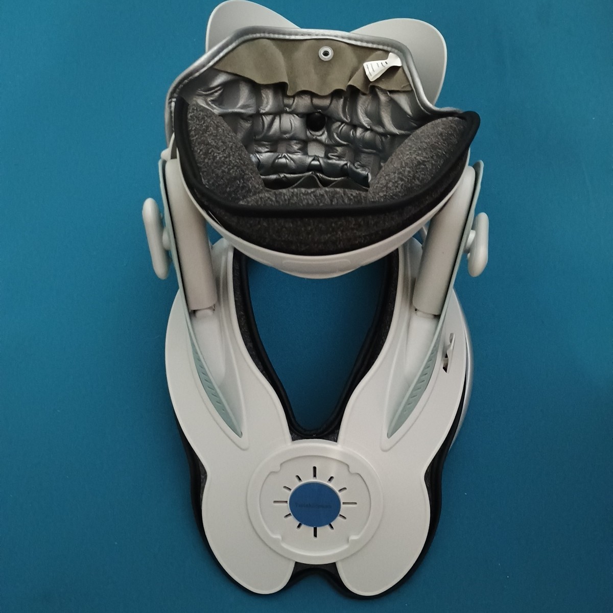 Twinklepoch Cervical Neck Traction Device Brace Adjustable Hand Pump JQAH-8