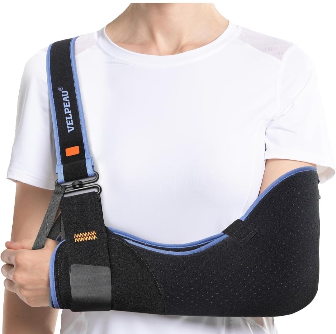 Velpeau Arm Sling Shoulder Immobilizer Rotator Cuff Support Brace Large