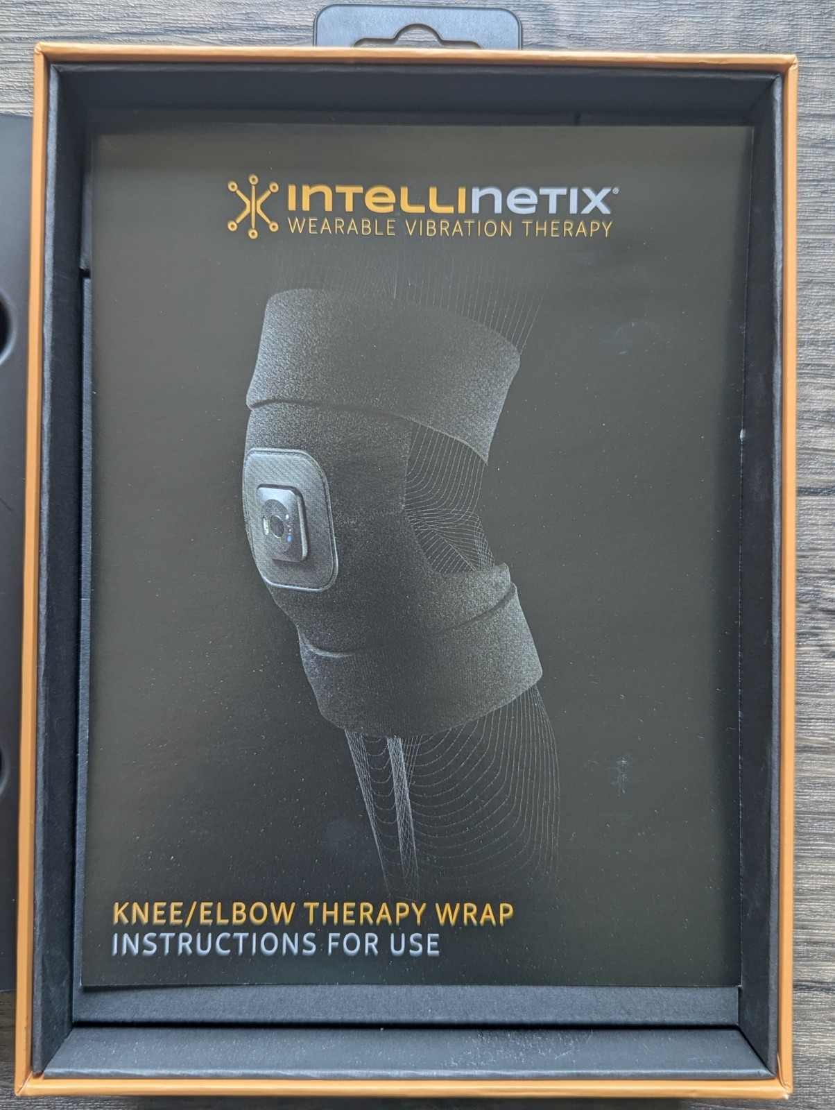Intellinetix Wearable Vibration Therapy Knee/Elbow Therapy Wrap *Open Box*