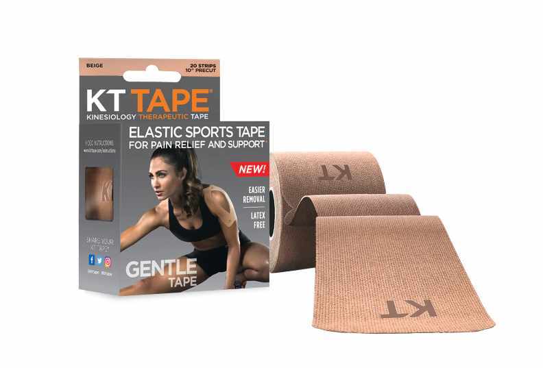 KT Tape Gentle 20 Strip 10″ Precut SG – Beige