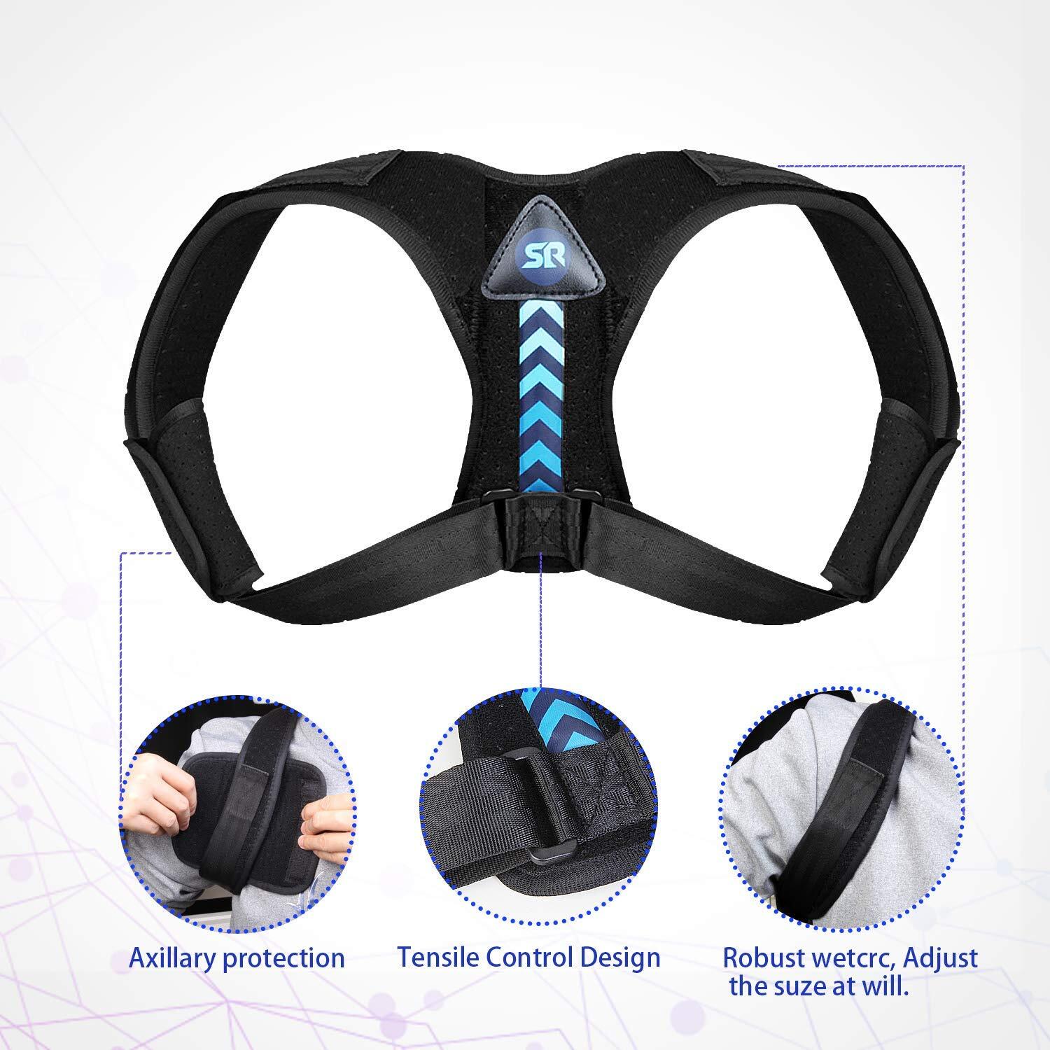 Posture Corrector Upper Back Brace Neck Shoulder Support Pain Relief Belt